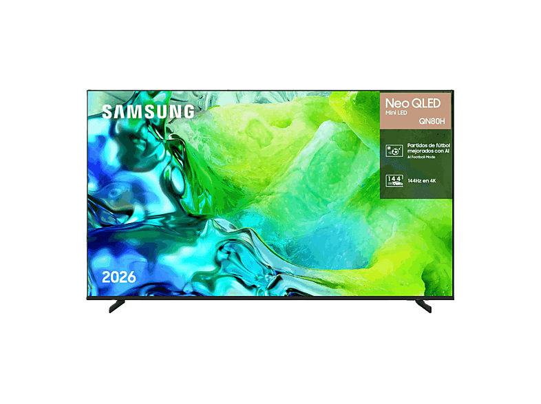 Samsung TQ55QN80HAUXXC UHD 4K NQ4 AI Gen2 Smart TV DVB-T2 (H.265) Negro