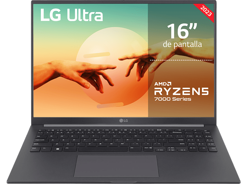 LG 16UD70R-G.AX56B 16 WUXGA Ryzen™ 5 7530U 16GB RAM 512GB SSD AMD Radeon™ Graphics Sin sistema operativo