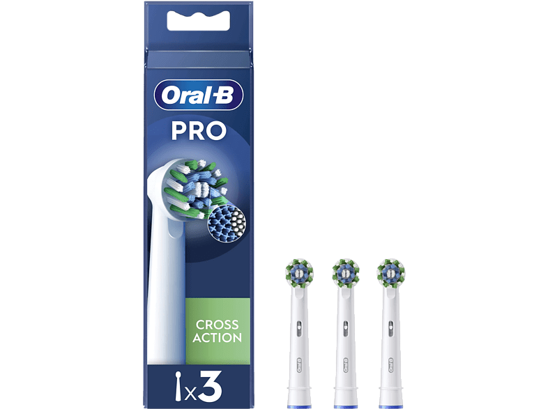 Oral-B Pro CrossAction Cabezales De Recambio Pack De 3 Unidades