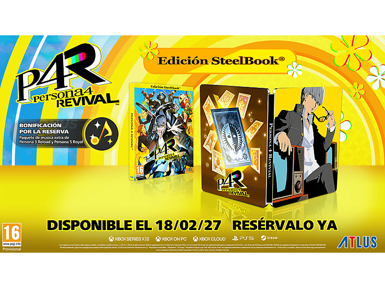 PS5 Persona 4 Revival. Steelbook Edition