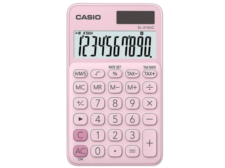 Casio SL-310UC 10 dígitos Rosa