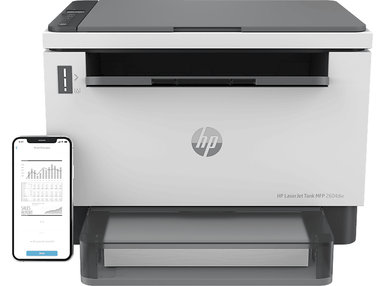 HP LaserJet Tank 2604dw B&W WiFi 22 ppm