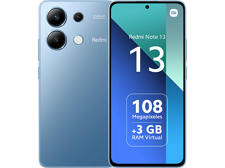 Xiaomi Redmi Note 13 Azul 128 GB 6GB RAM 6.67 AMOLED FHD+ Snapdragon 685 5000 mAh Android