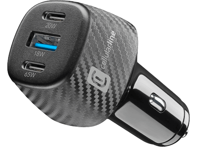 CellularLine CBRUSB3PD103WK 2 Puertos USB-C 1 Puerto USB-A Hasta 103 W Universal Negro