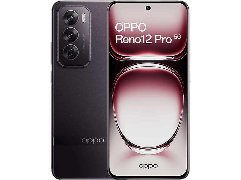 OPPO Reno12 Pro Nebula Black 512 GB 12 GB RAM 6.7 Full HD+ 3D AMOLED 120 Hz Mediatek Dimensity 7300 5000 mAh Android