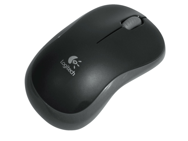 Logitech M185 nano receptor 2,4GHz color gris y negro