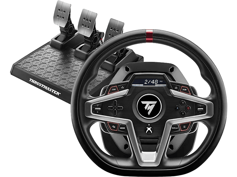 Thrustmaster T248 Para Xbox One Xbox Series y PC Volante+ Pedales Nivel avanzado Negro