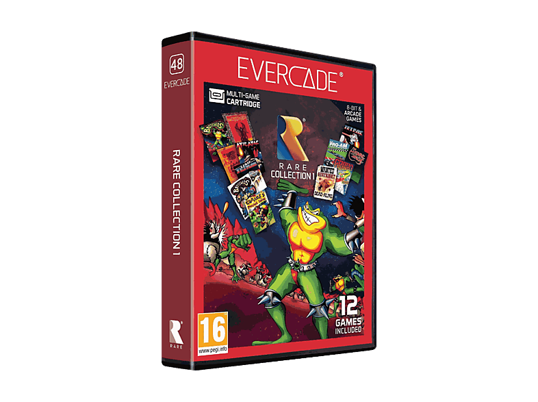 Cartucho juego retro Evercade: Rare Collection 1