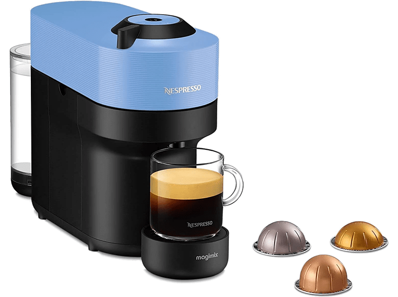 De'Longhi Nespresso Vertuo Pop ENV90.B 0.56 l 1350 W Tecnología de Centrifugación Azul Pacífico