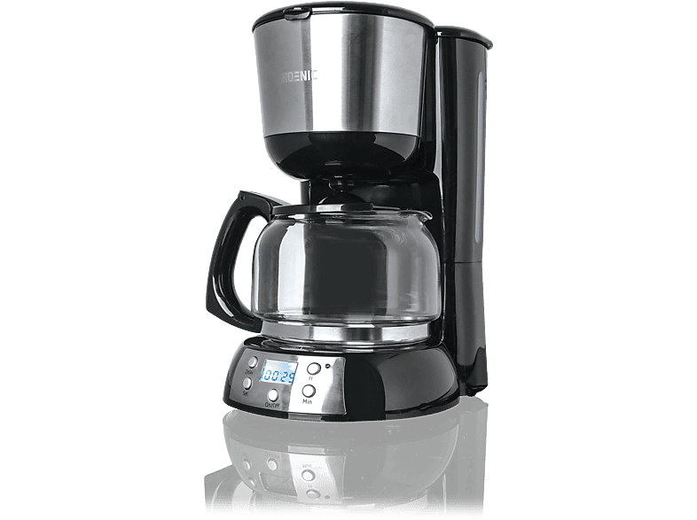 Koenic KCM 101024 1080 W Capacidad Depósito 1.25 l 10 Tazas Acero inoxidable/Negro