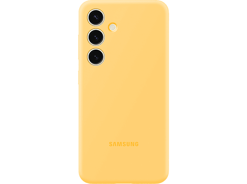 Samsung Para Galaxy S24 Silicona Trasera Amarillo