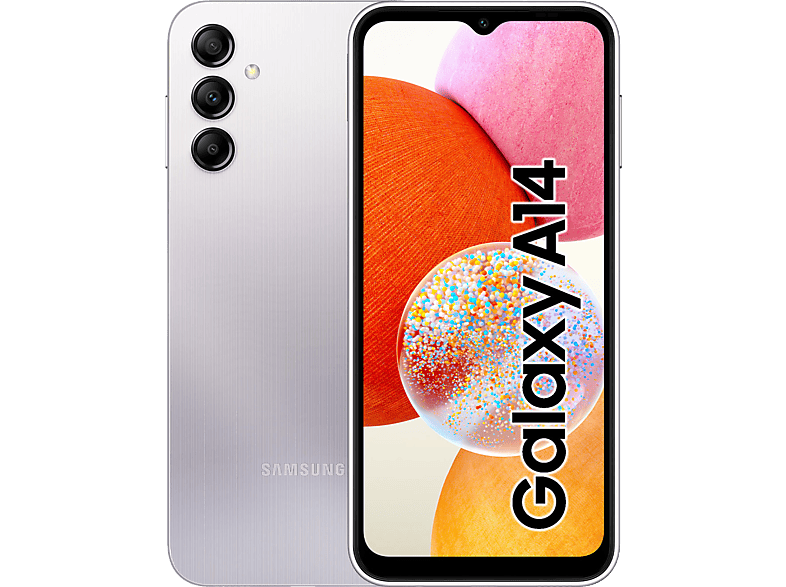Samsung Galaxy A14 Plata 128 GB 4 GB RAM 6.6 FHD+ Mediatek Helio G85 5000 mAh Android