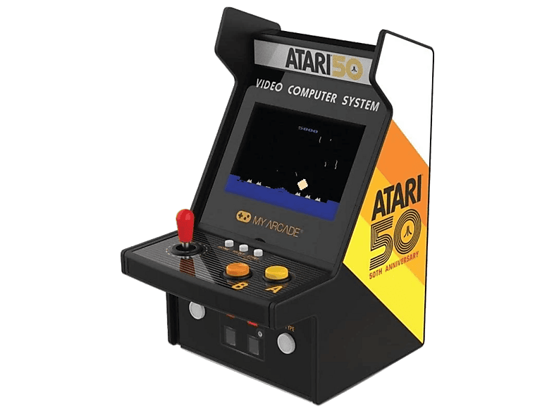 My Arcade Micro Player Atari 100 Games 100 Video Games Pantalla 2.75 a Color Negro