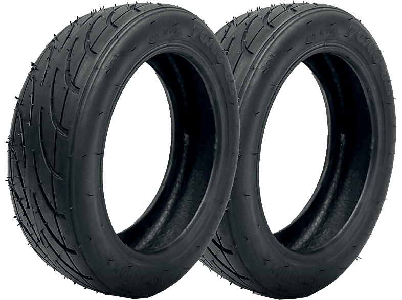 smartGyro STREET 2 Pack de Dos Cubierta Para Speedway Rockway Crossover y versiones PRO Negro