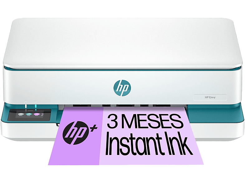 HP Envy 6122e HP+ Wi-Fi Fax móvil Impresión fotográfica a doble cara automática Blanco