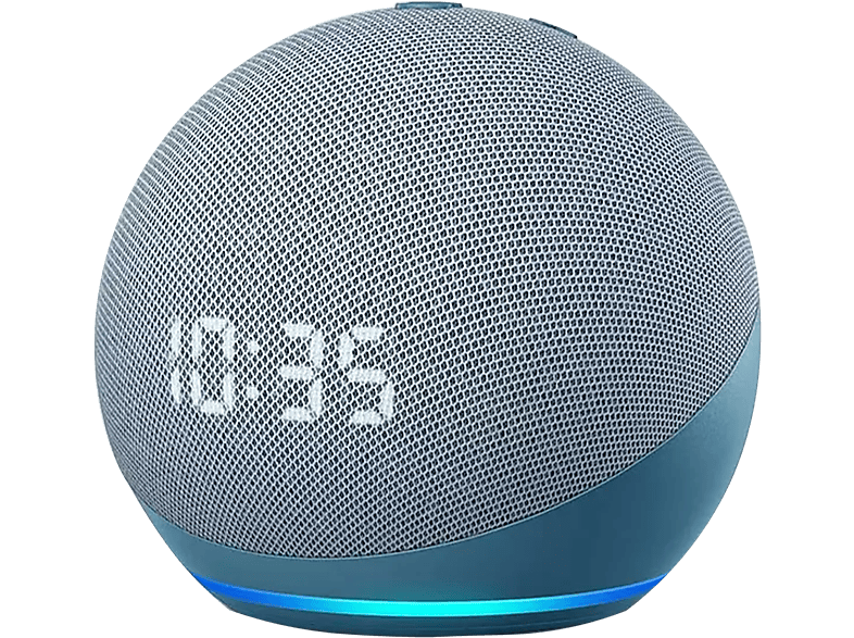 Amazon Echo Dot (4ª Gen) con Reloj Controlador de Hogar Azul