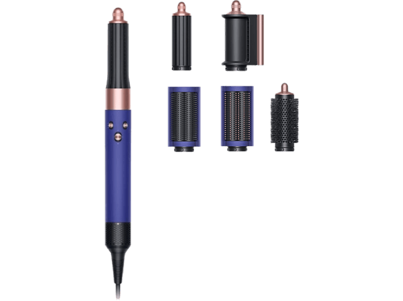Dyson Airwrap Q4 Gifting 2022 Tecnología iónica 3 Temperaturas Edición Especial Bolsa de viaje de regalo Azul índigo/Rosa