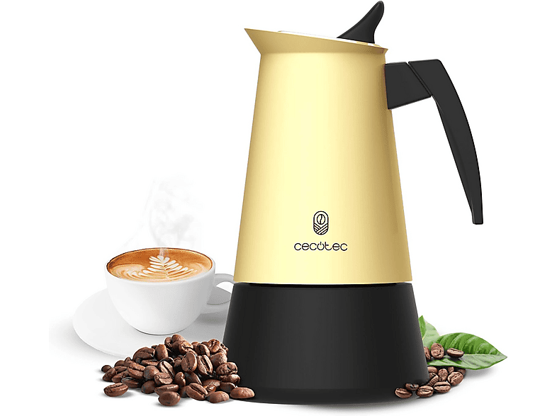 Cecotec Piccolina 600 Acero inoxidable 6 Tazas 300 ml Beige