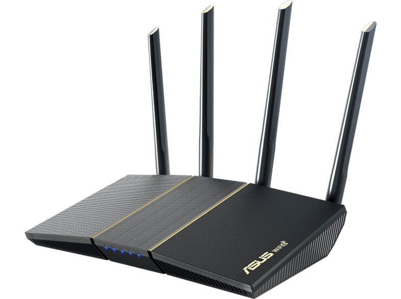 ASUS RT-AX57 3 Gbit/s Wifi 6 Doble banda Control parental Compatible Aimesh Gaming y Streaming Negro