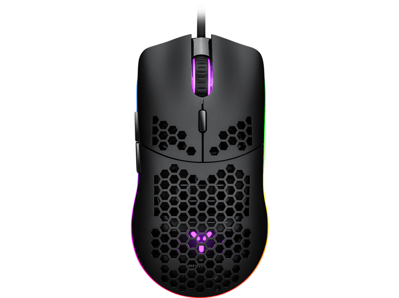 ISY IGM 4000 Ultralight RGB Por cable 7200 ppp Scroll Negro