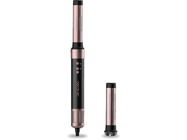 Cecotec Bamba CeramicCare 2in1 AirGlam Black Tecnología Coanda Cerámico y keratina Motor digital 3 temperaturas 3 modos Black Rose
