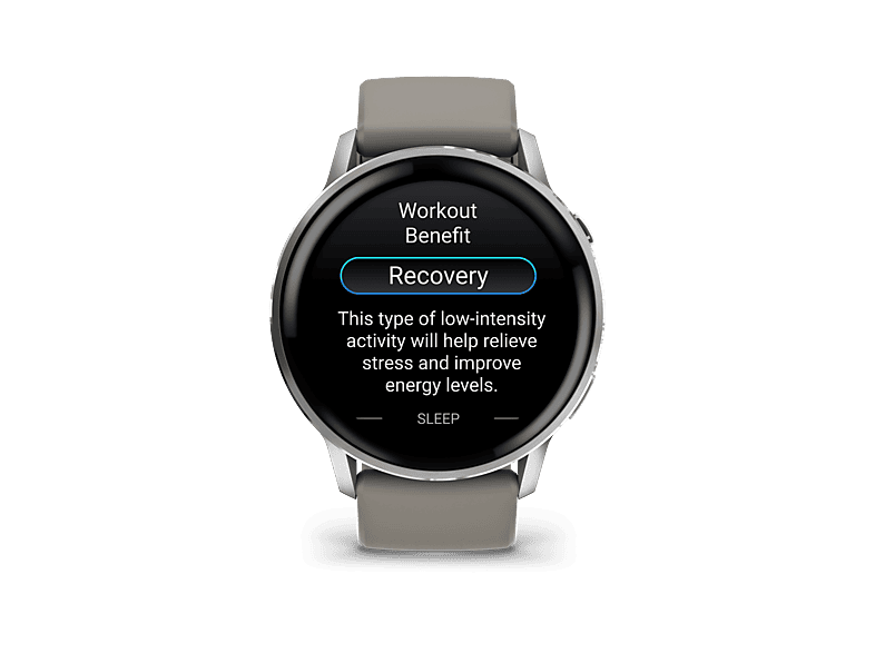 Garmin Venu 4 Gris 45mm Pantalla 1.4 Autonomía 12 Días Alineación del Sueño Correa de Silicona