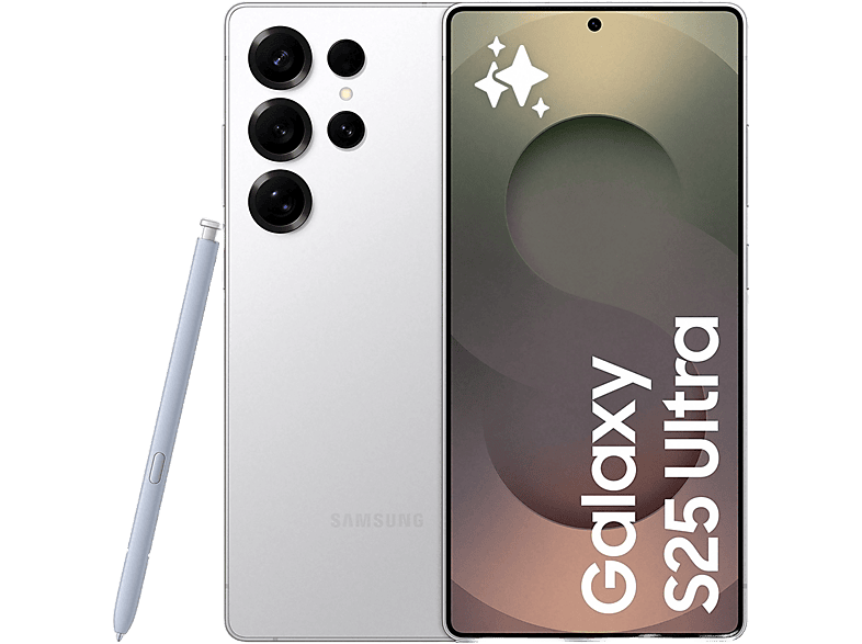 Samsung Galaxy S25 Ultra Titanium Silver 256 GB 12 GB RAM 6.9 WQHD+ Snapdragon 8 5000 mAh Android 15