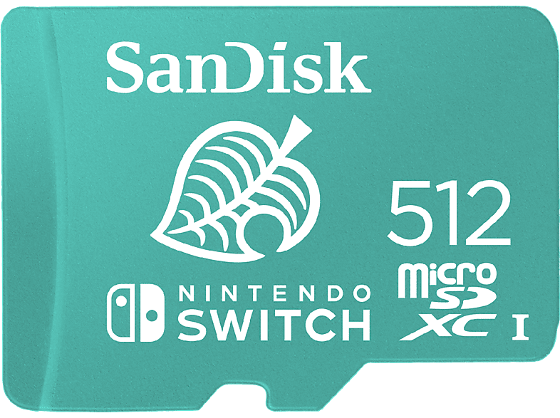 SanDisk Licencia Nintendo® 512 GB Para Nintendo Switch 100 MB/s UHS-I U3 C10 Verde
