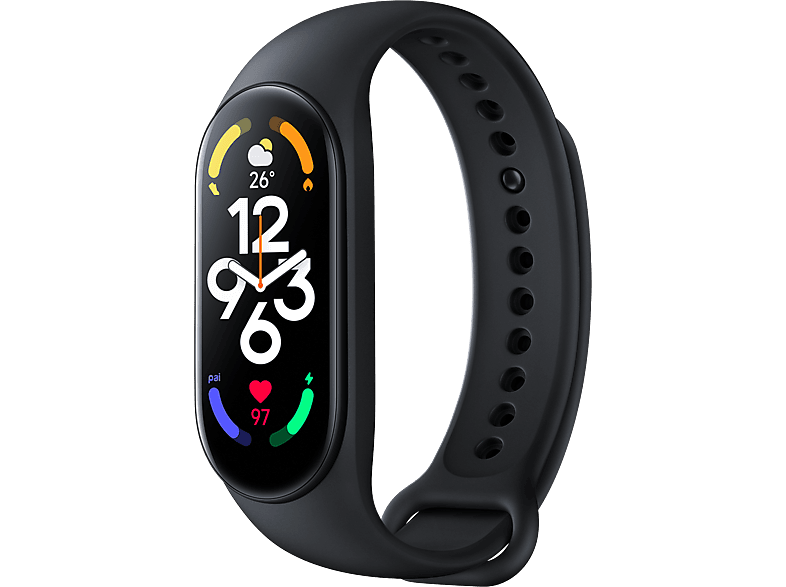 Xiaomi Band 7 1.62 AMOLED Hasta 14 días Frecuencia cardíaca Monitor de sueño 110 Modos de deporte 5 ATM Negro