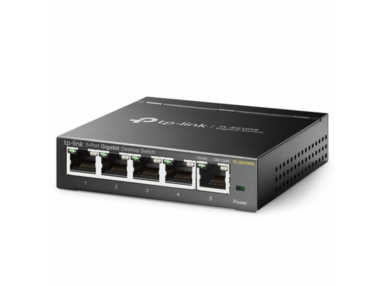 TP-Link TL-SG105S 5 puertos RJ-45 Gigabit Ethernet (10/100/1000) Negro