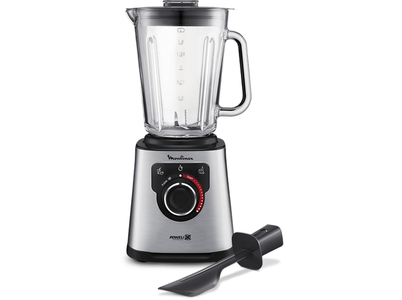 Moulinex PerfectMix+ LM871D10 1200 W 2 L 6 cuchillas Tecnología Powelix 28.000 Rpm Panel Táctil Autolimpieza Acero inox.