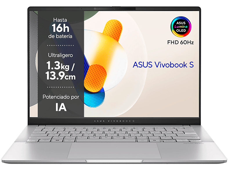 ASUS Vivobook S 14 OLED M5406NA-QD063W 14 WUXGA AMD Ryzen™ 5 7535HS 16GB RAM 512GB SSD Radeon™ 660M Windows 11 Home