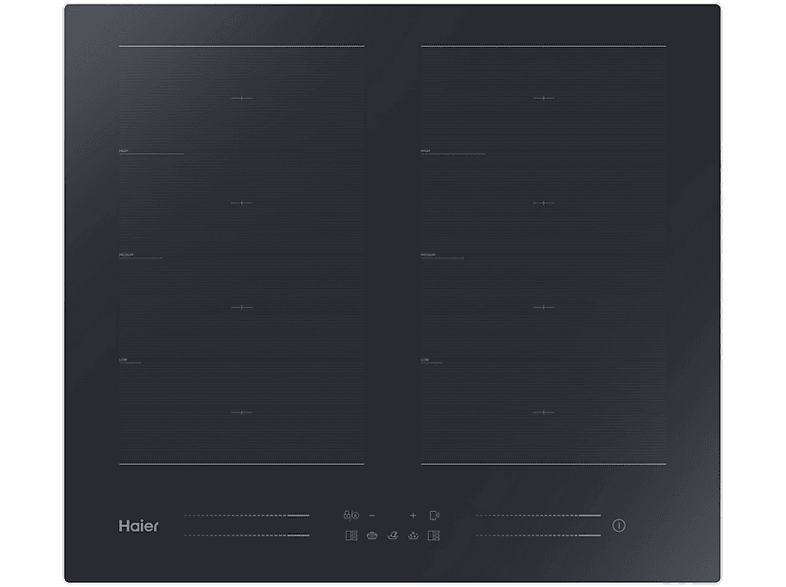 Haier Series 4 HA2MTSJ68MC Inducción 8 zonas Wi-Fi 60cm Cook with me Varycook Negro