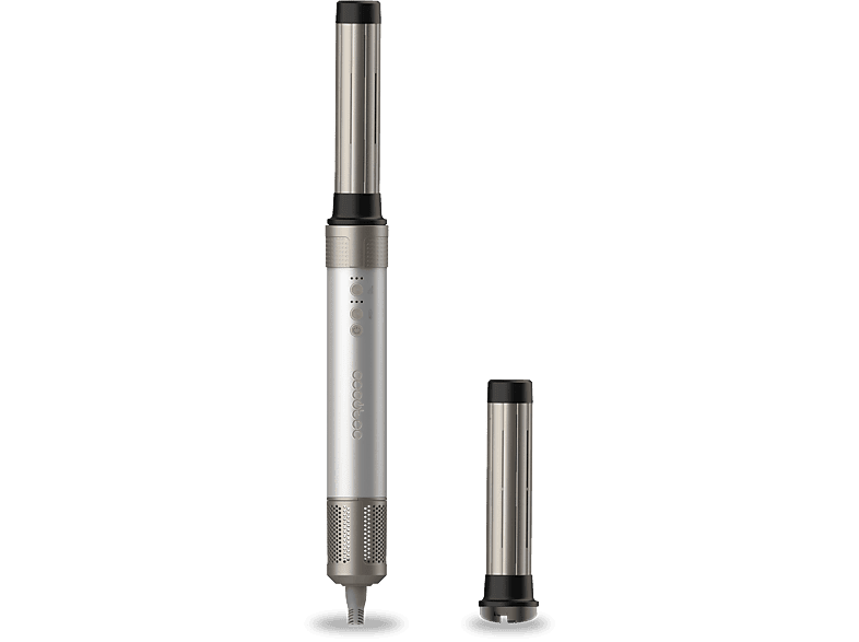 Cecotec Bamba CeramicCare 2in1 AirGlam Aluminum Tecnología coanda 3 velocidades 3 temperaturas 2 cabezales Función aire frío Grey