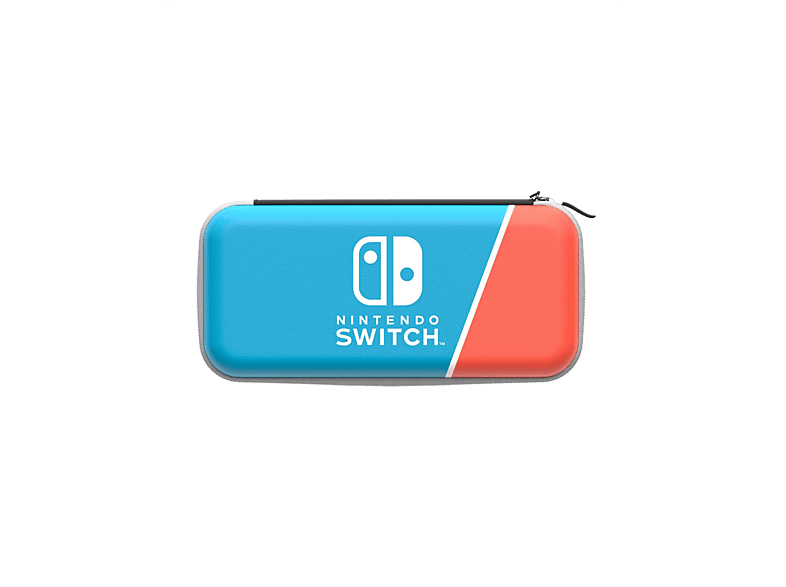 PDP Travel Case Neon Pop Para Nintendo Switch Con cremallera Azul y Rojo