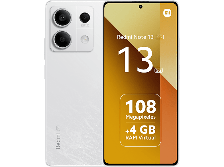 Xiaomi Redmi Note 13 5G Blanco 256 GB 8 GB RAM 6.67 AMOLED FHD+ MediaTek Dimensity 6080 5000 mAh Android