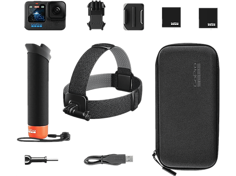 GoPro HERO12 Black Bundle Accesori HyperSmooth 27 Megapixel 5.3 K HDR Negro