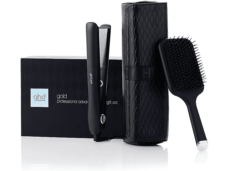 ghd Gold gift set Cerámica  185 °C Tecnología dual-zone Calentamiento rápido 25s Negro