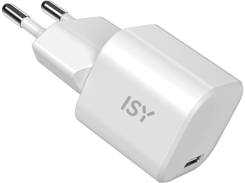 Isy IWC 4020-1 Universal USB-C Carga rápida Blanco