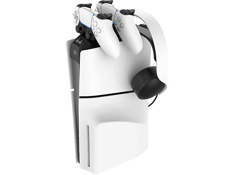 Ardistel BLACKFIRE® Top Dual Charging Dock & Stand Para 2 Mandos de PS5 DualSense Blanco