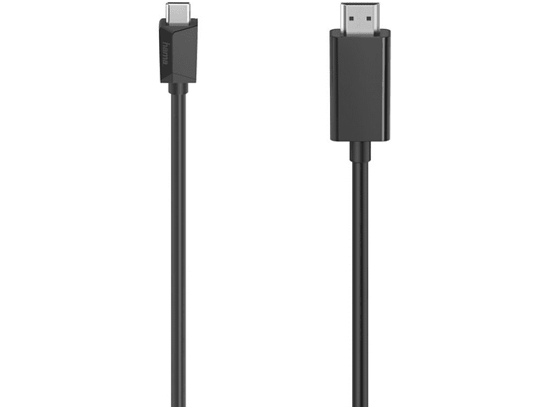 Hama 00200718 De conector USB-C a conector HDMI 1.5 m Negro