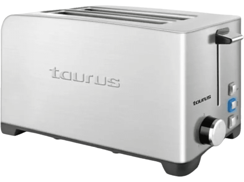 Taurus 960.641 MyToast Legend Duplo 1400W iluminación LED tres funciones Inox