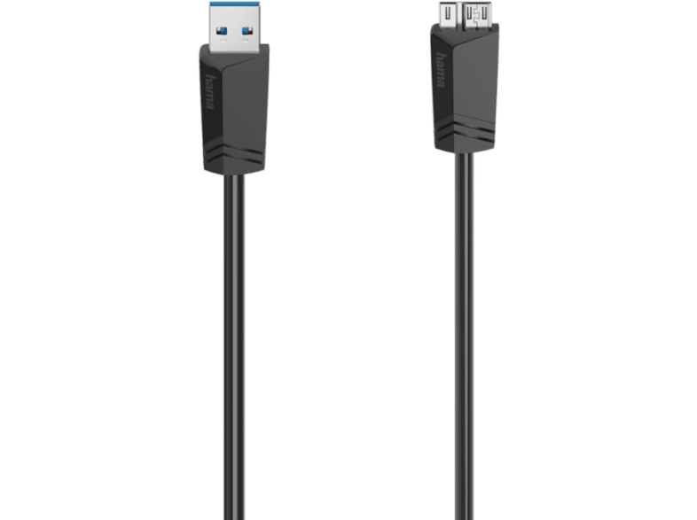 Hama 00200627 1.5 m 5000 MBit/s Doble blindaje USB/Micro-USB USB 3.0 Negro