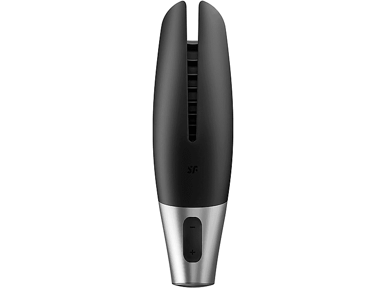 Satisfyer Power Masturbator Connect App Silicona 14 Programas de Vibración Impermeable (IPX7) Negro