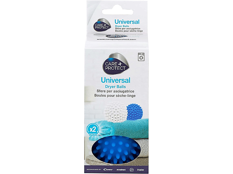 Care + Protect CDB1101 2 unidades Fácil planchado y secado Azul