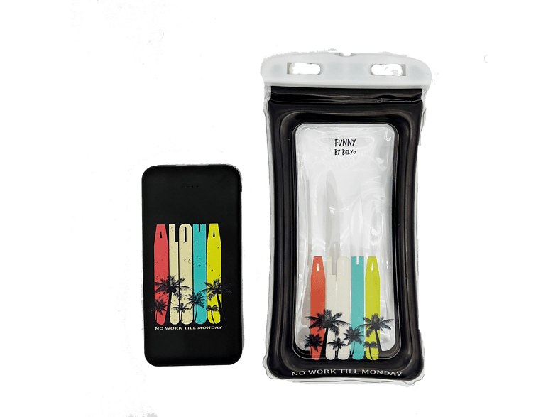 Belyo Aloha + Funda Batería 10.000 mAh Resistente salpicaduras Multicolor