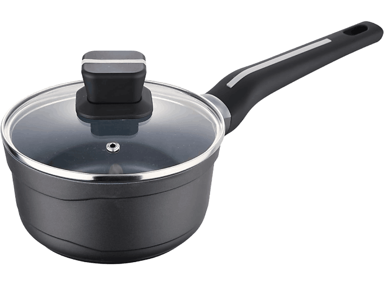 Bergner Bistro Grey SG6424 1.3 l Aluminio fundido Inducción Con tapa Negro