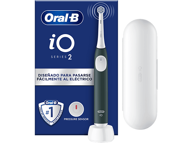 Oral-B iO 2 1 cabezal Diseñado por Braun Verde Bosque