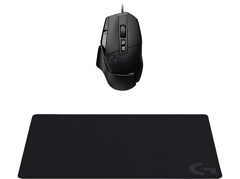Combo Logitech G Ratón G502 X + Alfombrilla gaming G240 25.600ppp Base antideslizante Interruptores Botones programables Negro