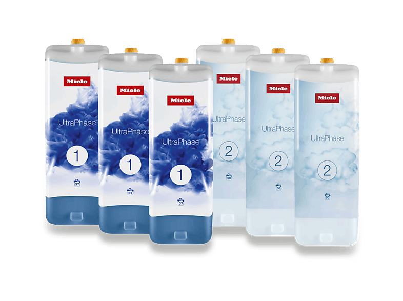 Miele Set UltraPhase 1 y 2 ColorProtect WhiteBooster Hasta 150 lavados por set Blanco
